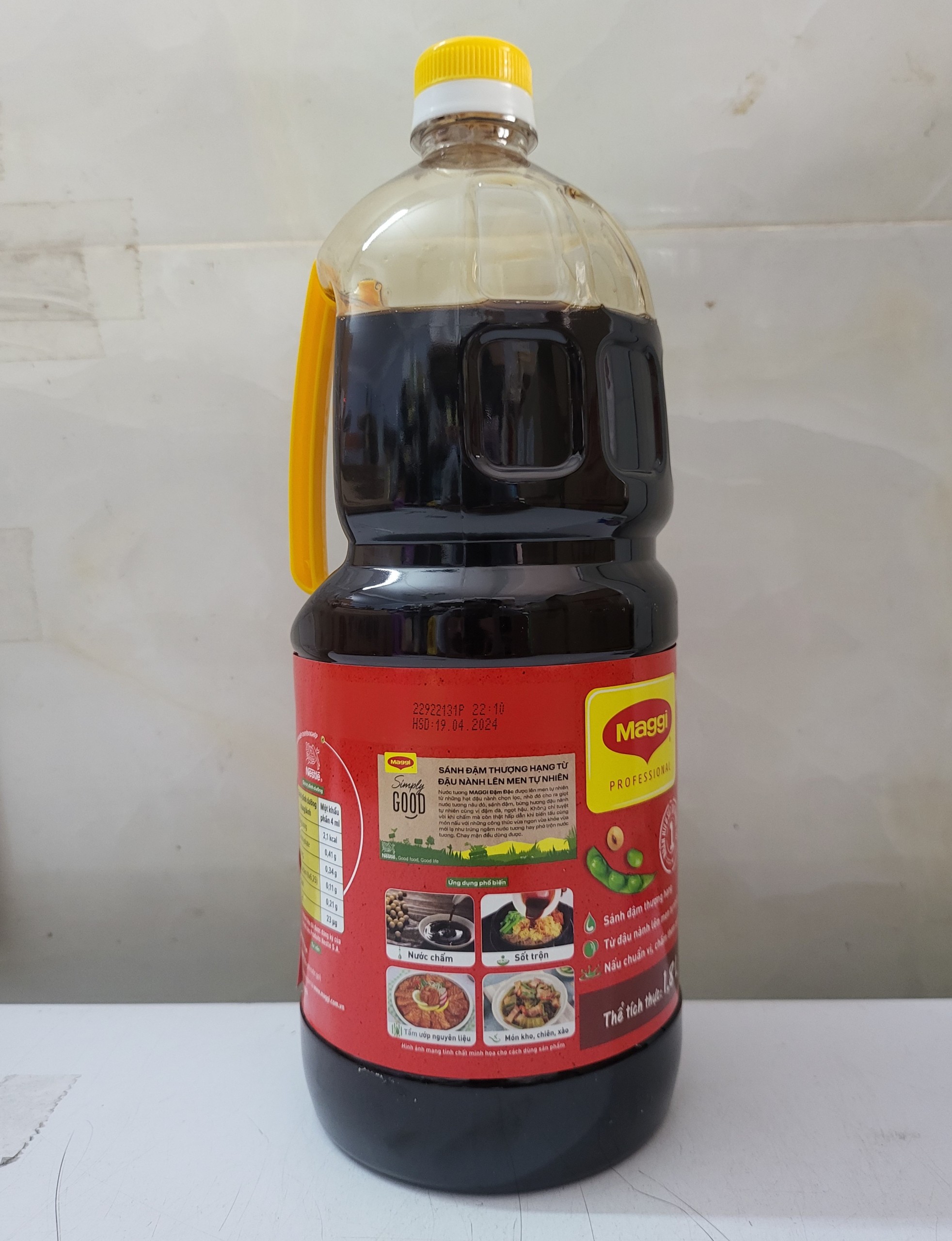 [BÌNH 1.8 Lít – ĐẬM ĐẶC] NƯỚC TƯƠNG ĐẬU NÀNH (mẫu mới) [VN] MAGGI Dark Soybean Sauce