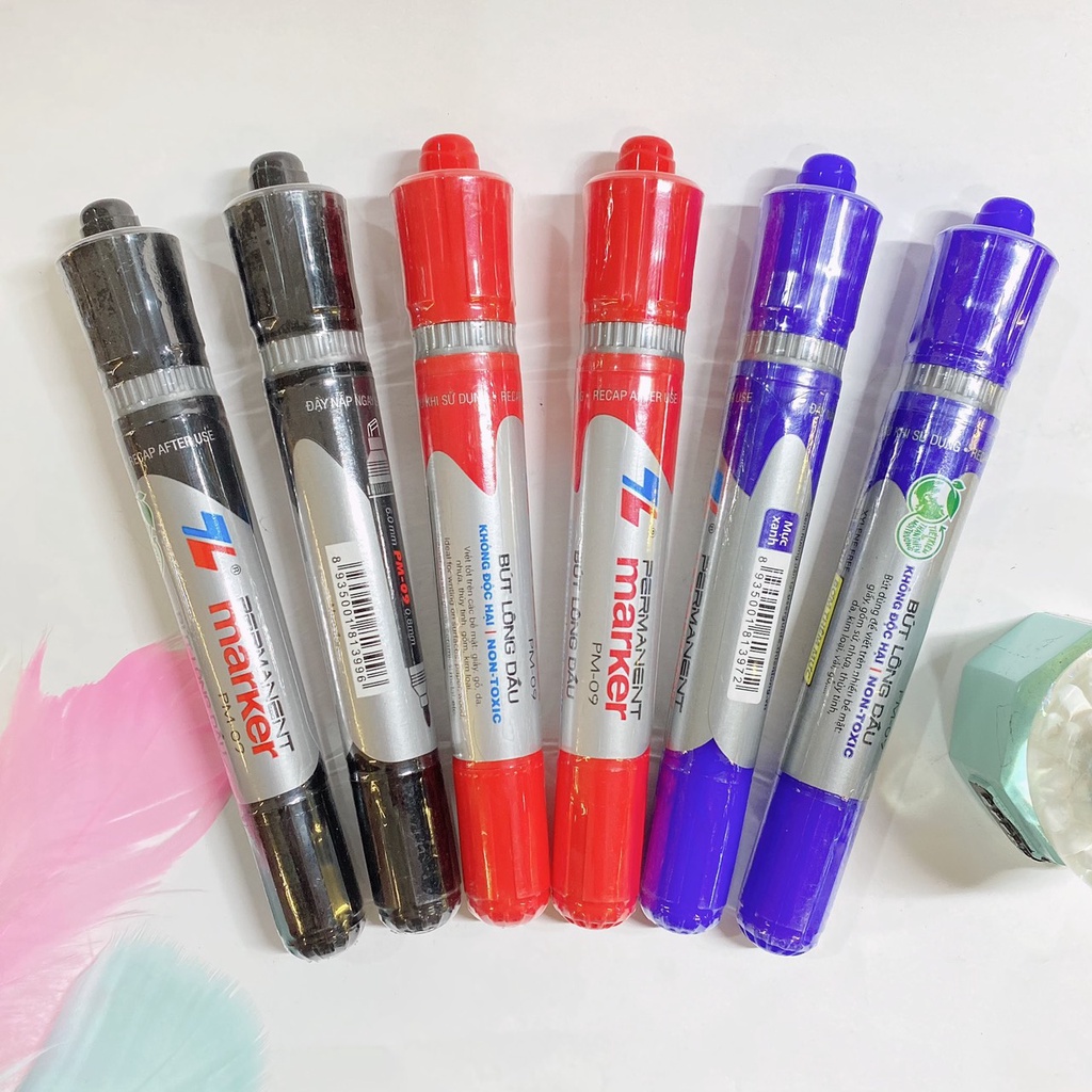 Bút lông dầu Thiên Long PM-09 Bút 2 đầu