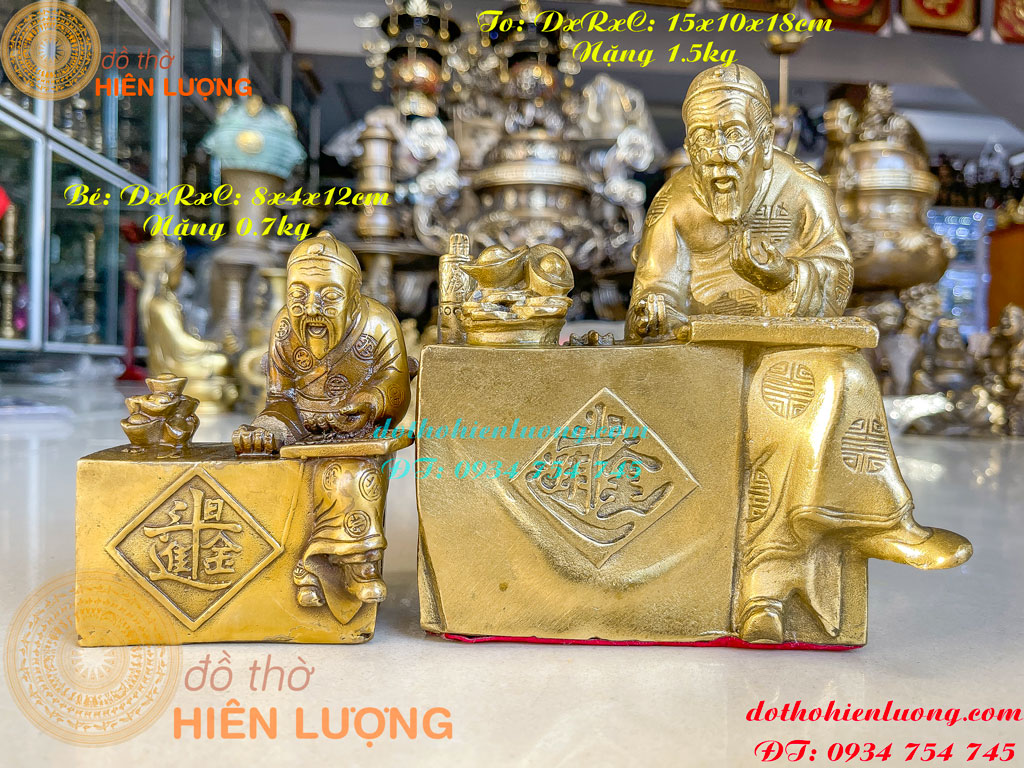 Copper feng shui statue two sizes-God of payment