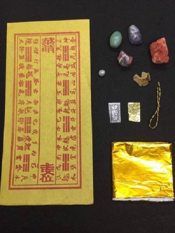 Bộ thất bảo để trong bát hương - Cốt bát hương, bát nhang phong thủy