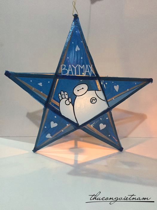 Kit lồng đèn ngôi sao họa tiết Baymax