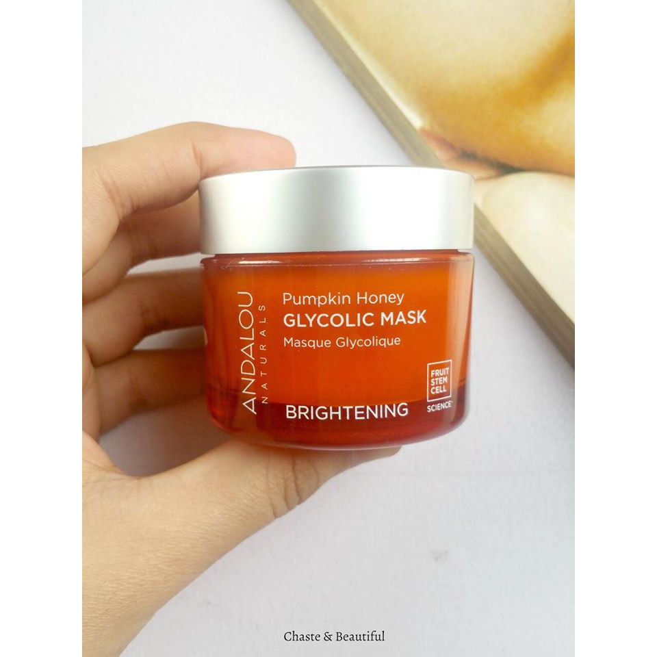 [HCM]Mặt nạ bí đỏ sáng da Andalou Naturals Pumpkin Honey Glycolic Mask 50ml - 5881 cam kết hàng đúng mô tả chất lượng đảm bảo an toàn đến sức khỏe người sử dụng