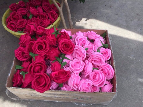 Bó hoa hồng mỹ thuật