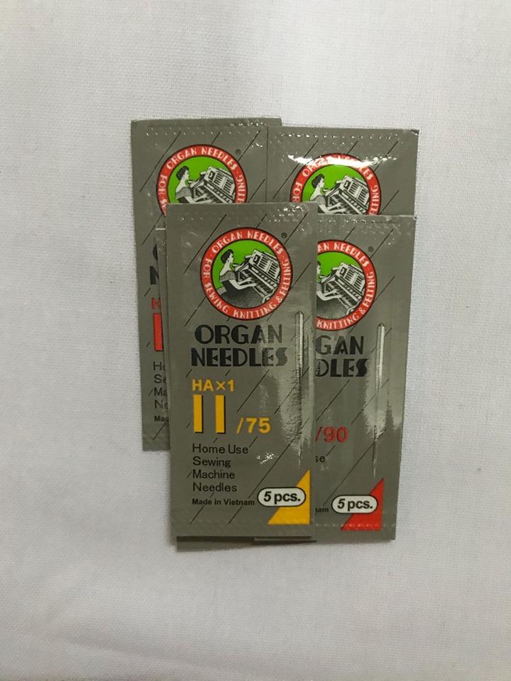 2 vỉ kim máy may gia đình hiệu Organ