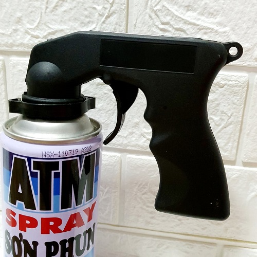 [HCM]Đầu Cò Nhựa Gắn Bình Xịt Sơn Dễ Sử Dụng Linh Hoạt( màu Đen) )
