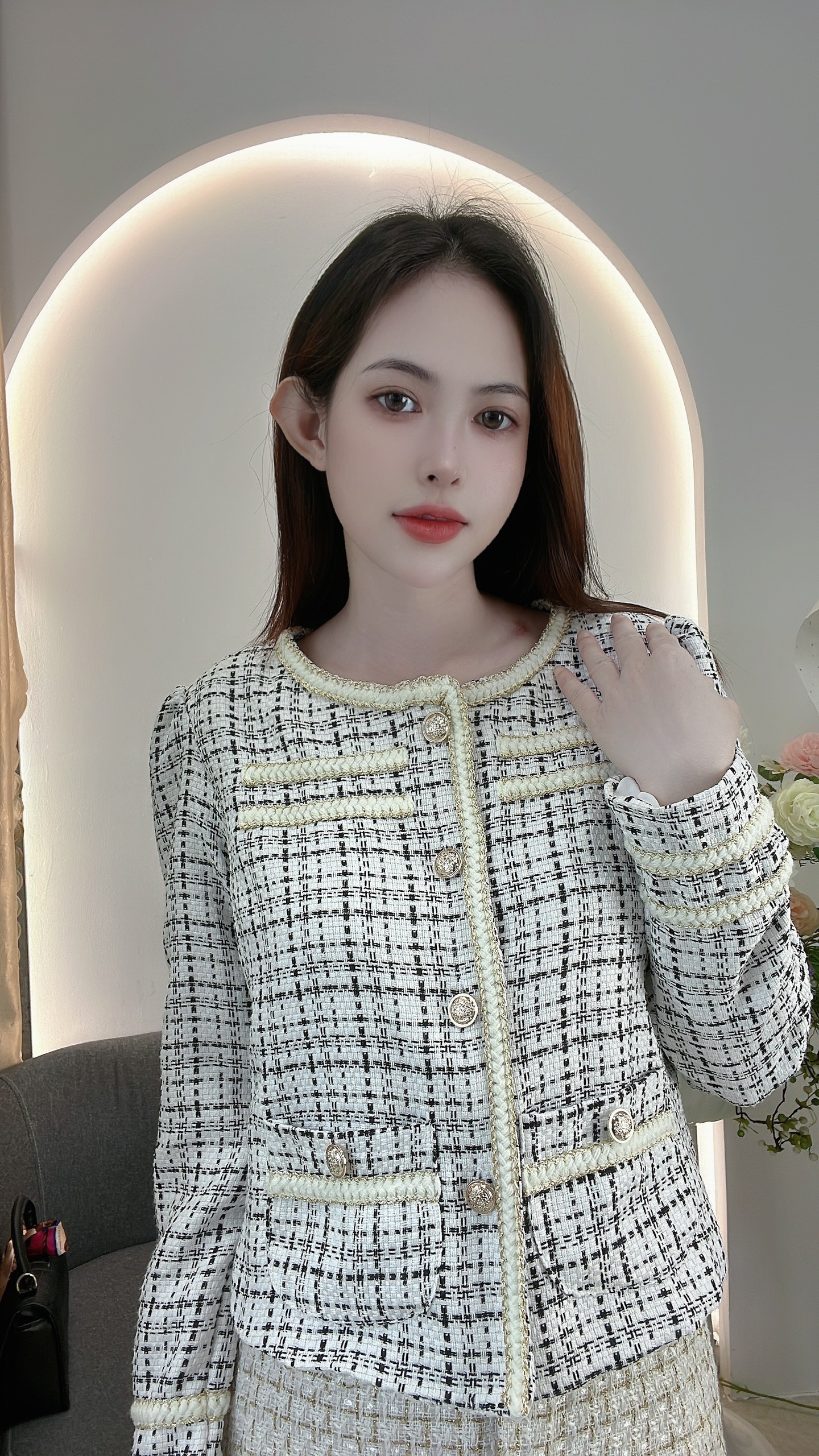 DA4- ÁO DẠ KIỂU CÔNG SỞ THANH LỊCH