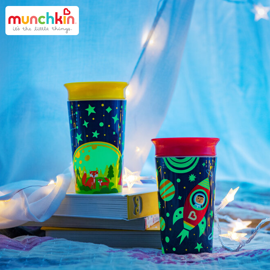 CỐC 360 ĐỘ CHỐNG ĐỔ PHÁT SÁNG MUNCHKIN 266ML - MK21193