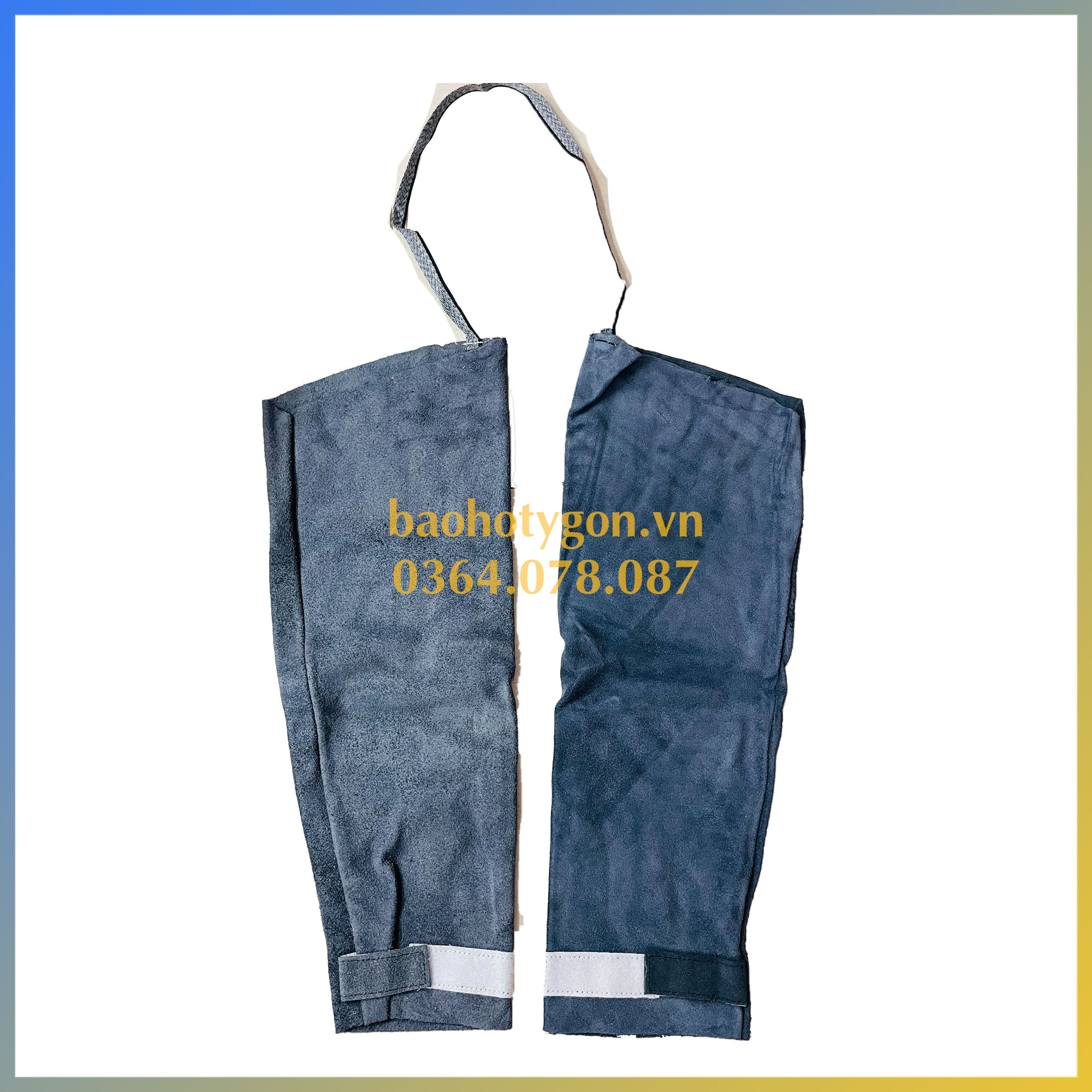 [Hình thực tế] Ống tay da bò cho thợ hàn, cơ khí