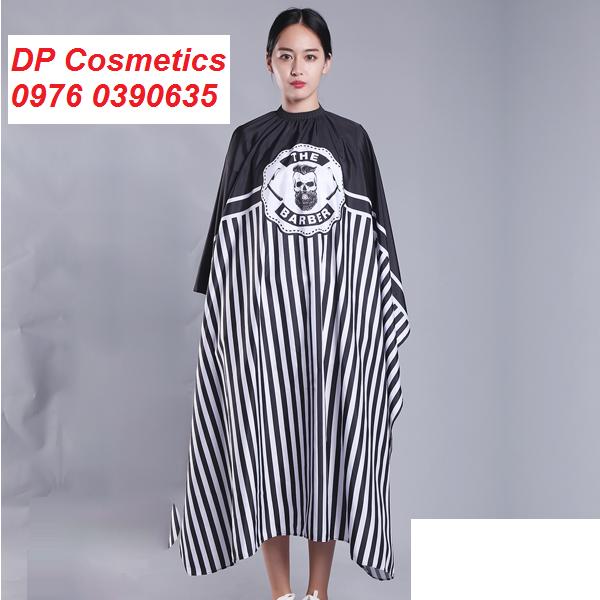 [HCM]Áo choàng cắt tóc Baber trắng J-145
