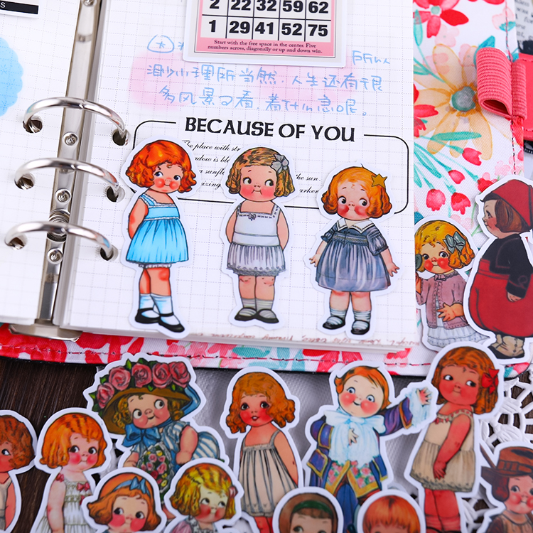 [HCM]Set sticker búp bê cổ điển (Hàng có sẵn)