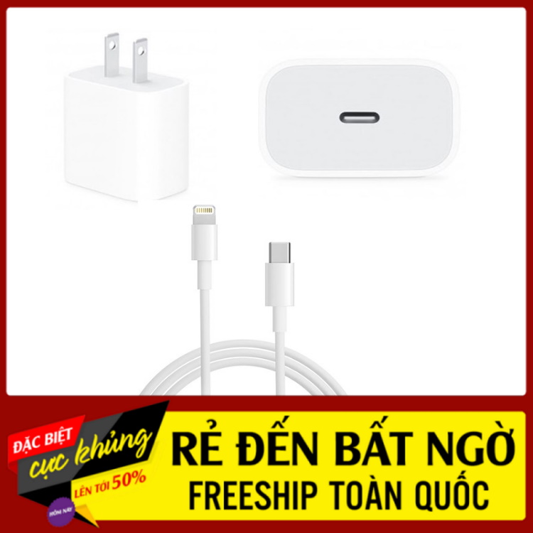 - bộ sạc nhanh iphone 18w dành cho - iphone 11promax / 11pro/ 11 /xsm/xs/x/ 8plus/7plus / 8/7
