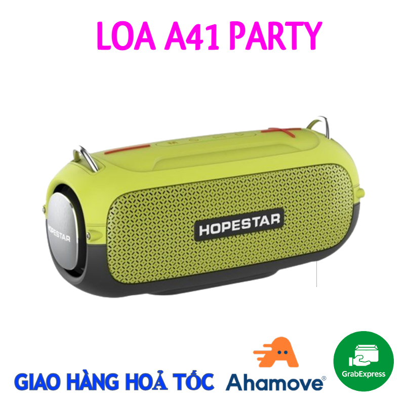 Loa bluetooth hopestar a41 party , công suất 30w, loa hopestar a41 party dung lượng pin 1800mah, hàng chính hãng chống nước ipx5 loa bluetooth, loa nghe nhạc a41 party