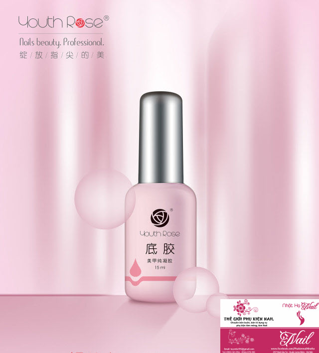 Bộ Hoa hồng ( Top +Base Liên kết + Cứng móng)
