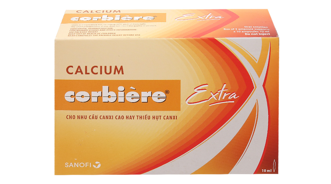 Calcium Corbiere Extra (Hộp 30 ống x 10ml)