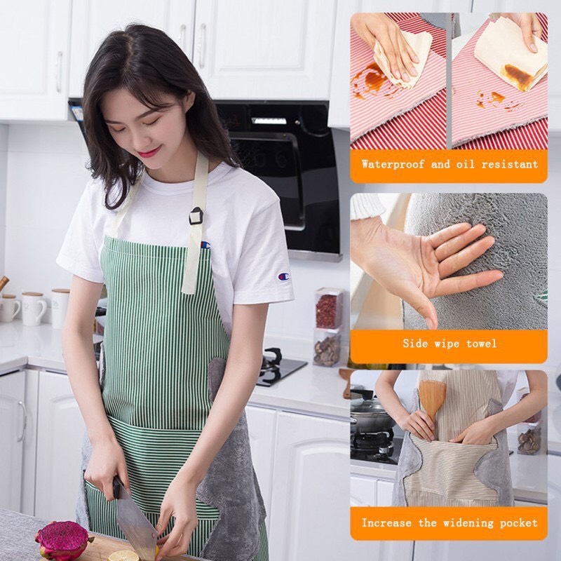 Tạp dề chống thấm Hàn Quốc dễ thương
