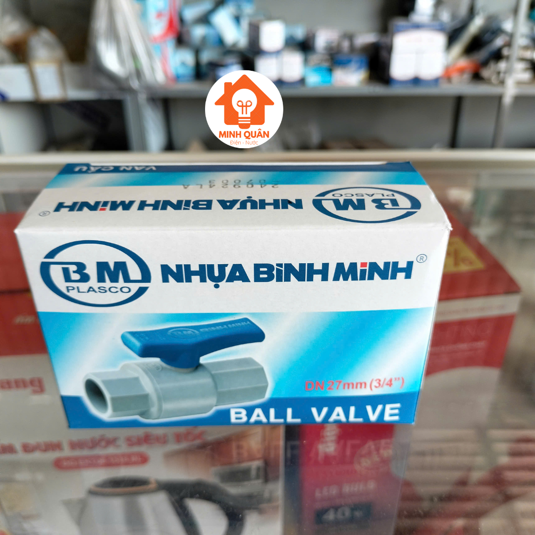 Van khóa ống nước phi 21, phi 27, phi 34 BÌNH MINH