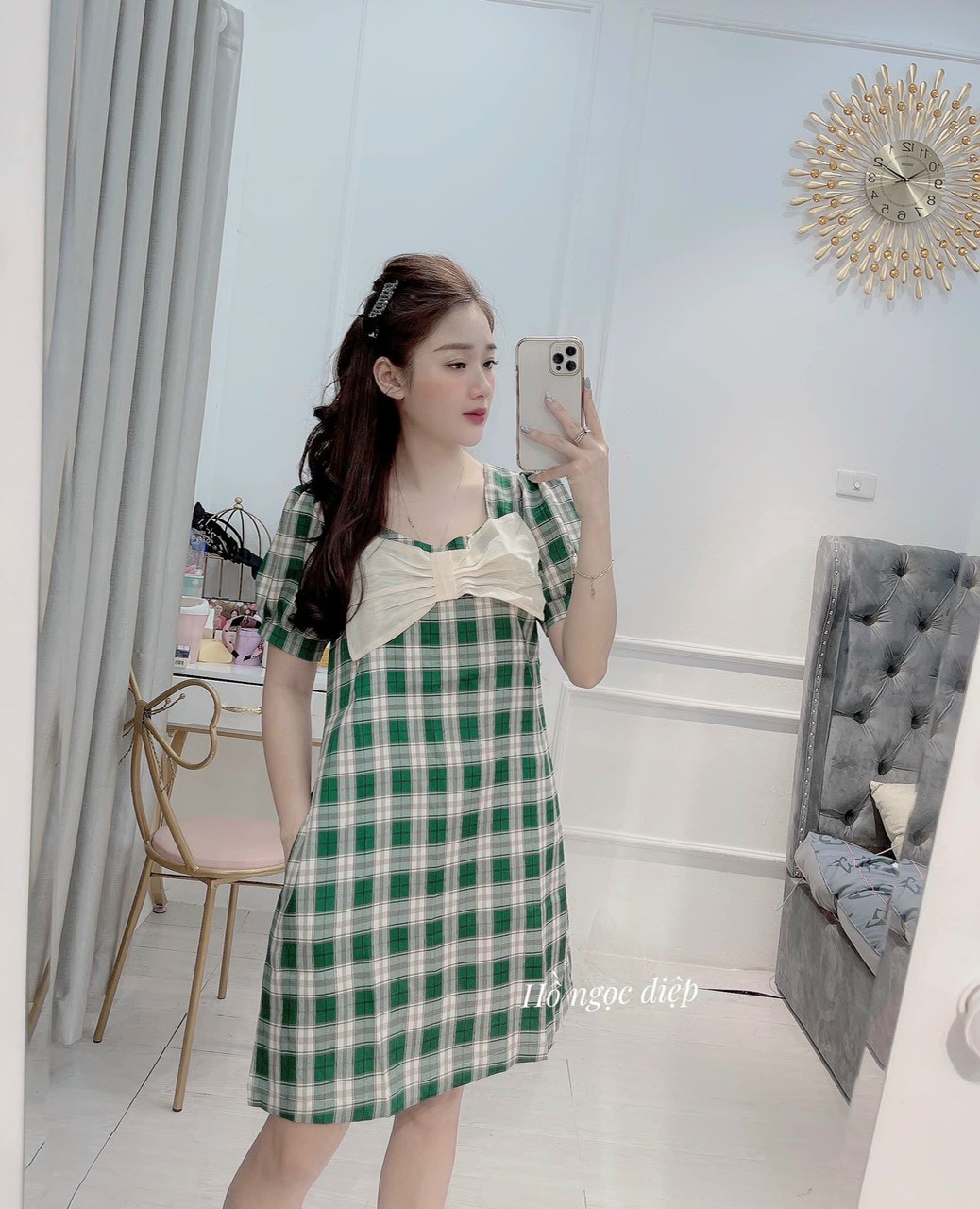 [Hàng cao cấp]Váy bầu chất lụa Hàn siêu mát siêu mềm ☘️thiết kế sang chảnh