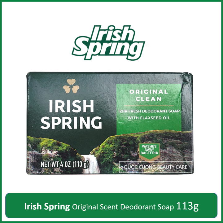combo 10 Cục Xà Bông Cục Irish Spring Feel Clean And Fresh 113g x 10 cục