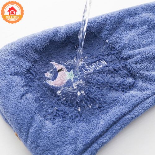 Khăn ủ tóc siêu khô, khăn quấn tóc thấm nước đa năng, khăn thấm tóc gội đầu
