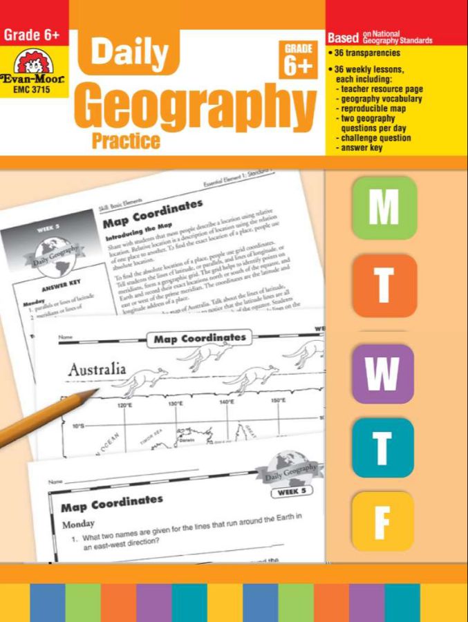 [Trọn Bộ] Daily Geography Practice (6 book)