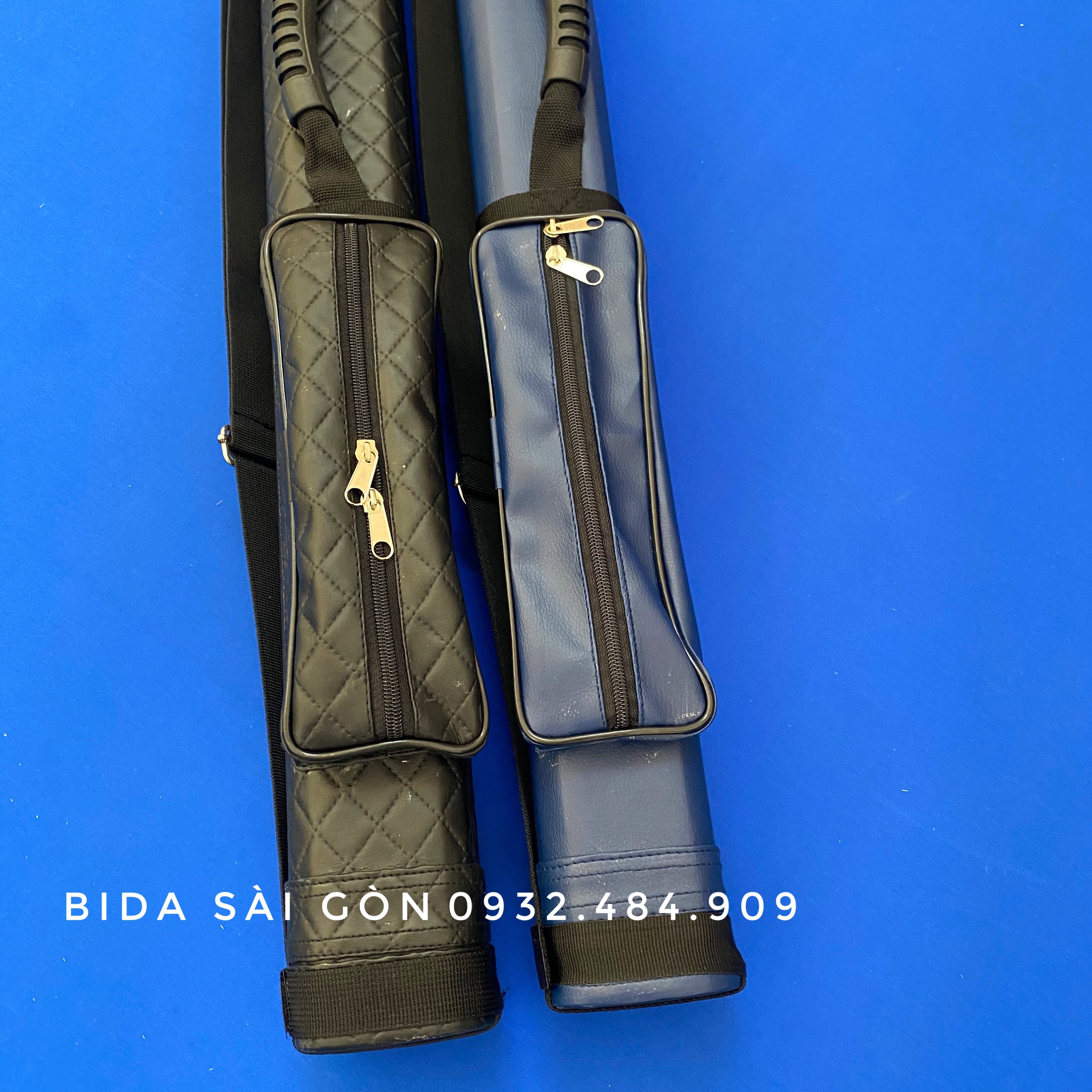 [Sale] Bao da đựng 2 cơ bida (2 ngọn x2 đuôi)