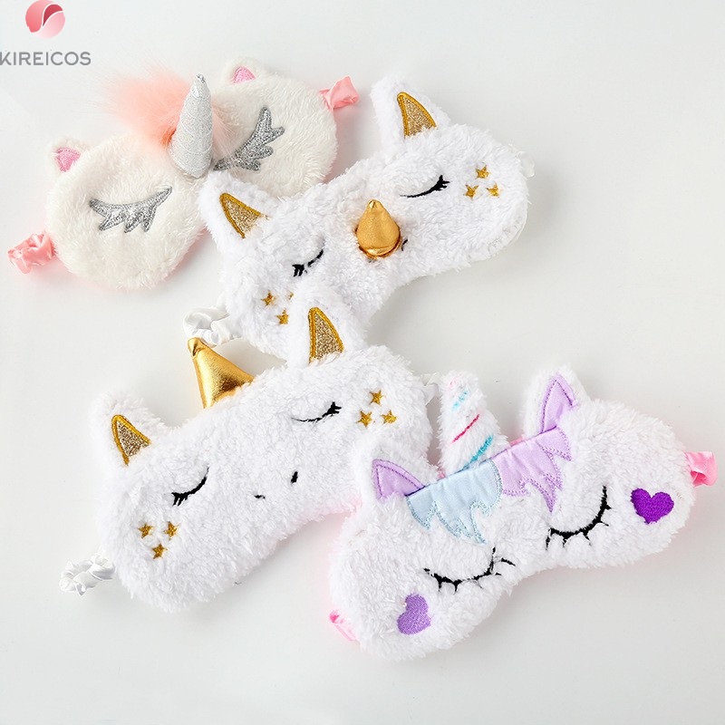 [HCM]Bịt Mắt Ngủ Miếng Che Mắt Ngủ Kỳ Lân Dễ Thương - kireicos
