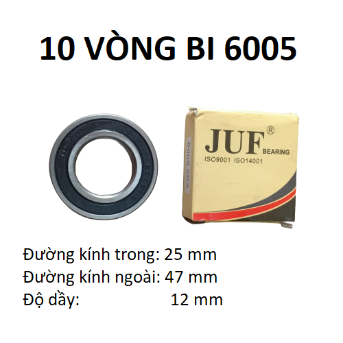 02 vòng bi 6005 JUF