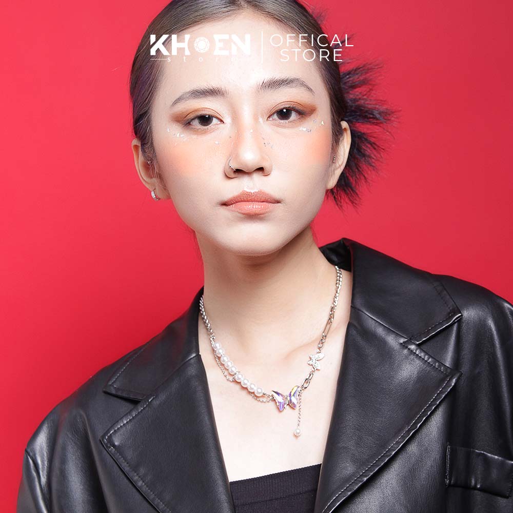Vòng cổ Bướm đá - Titan - Khoen Store