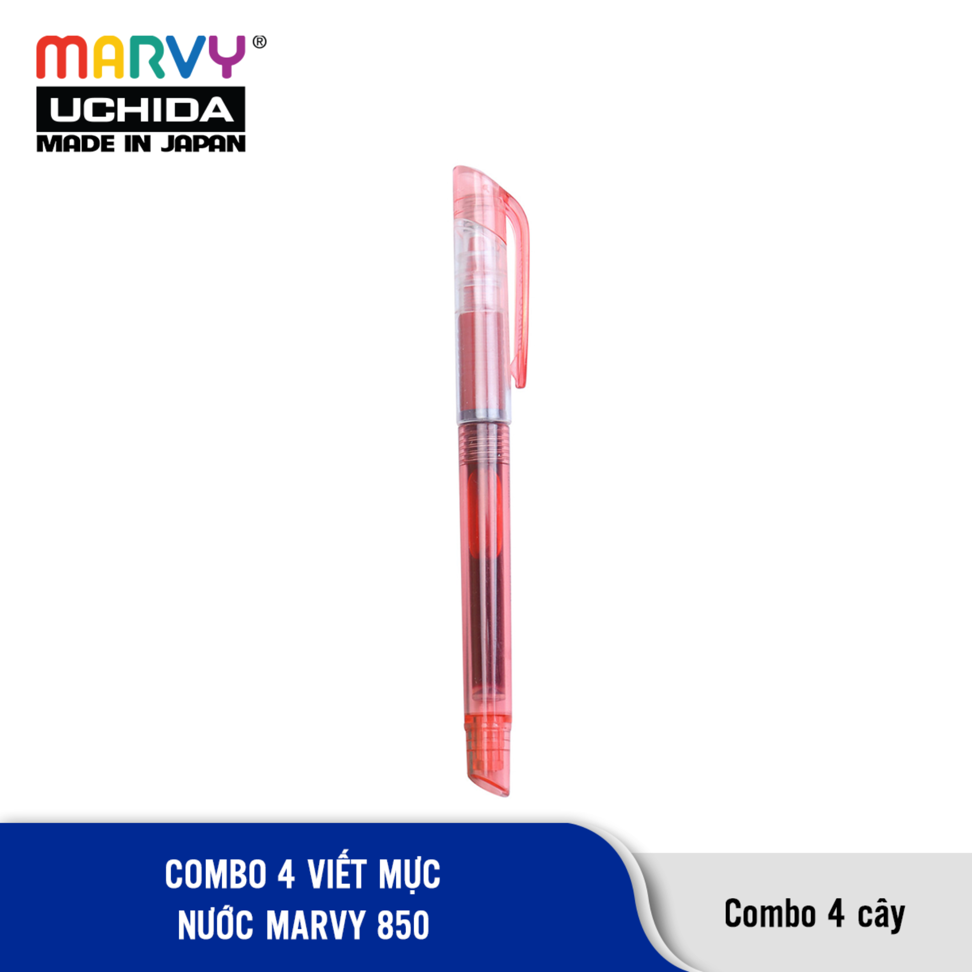 Combo 4 Viết Mực Nước Marvy 850