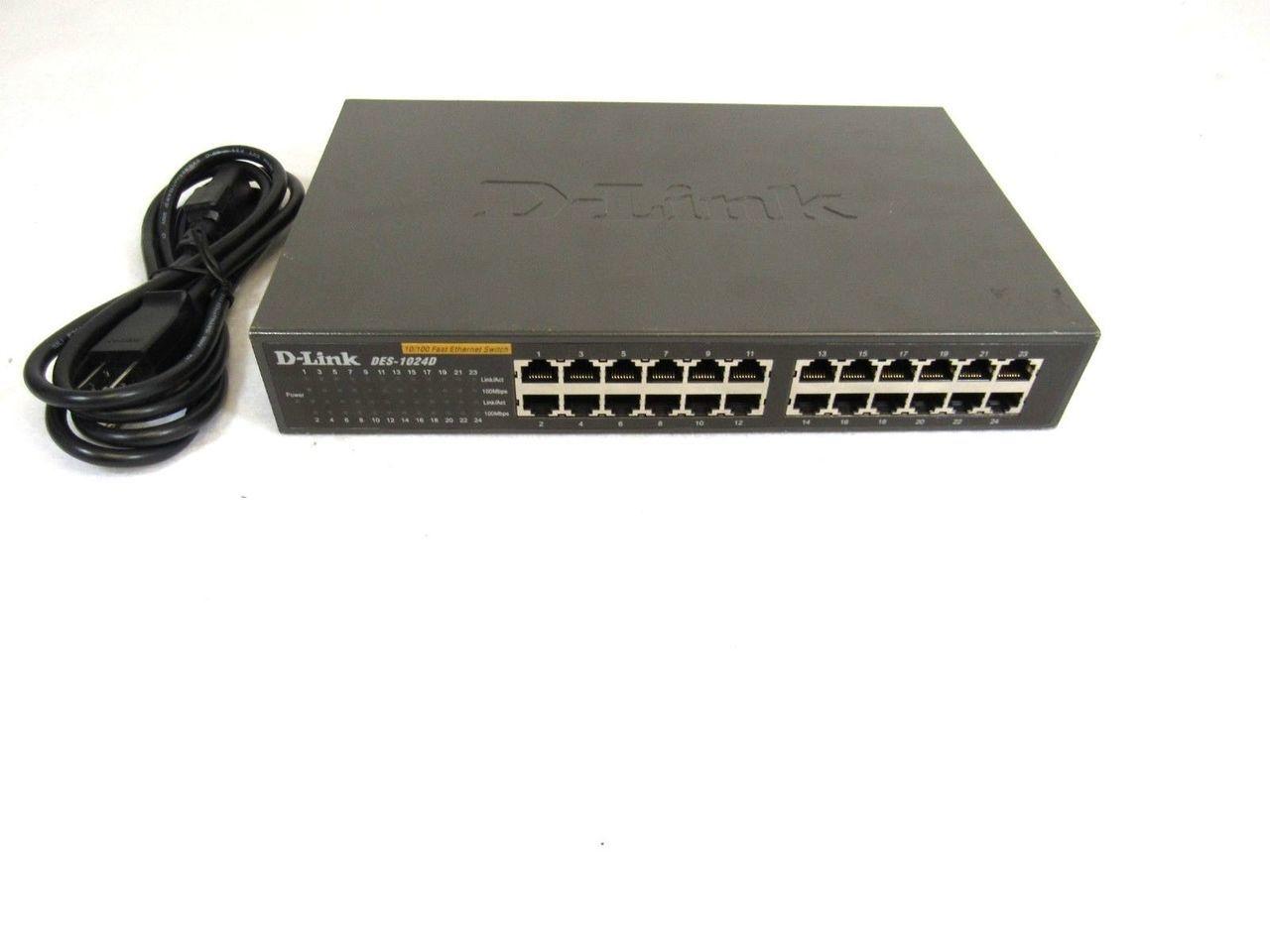 Switch D-Link DES 1024D 24‑Port Fast Ethernet