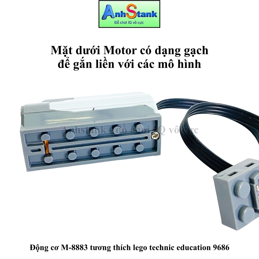 [Hoàn tiền 10%]Mô hình lắp ráp Motor Cỡ M 8883 Tương Thích  9686-Education-technic