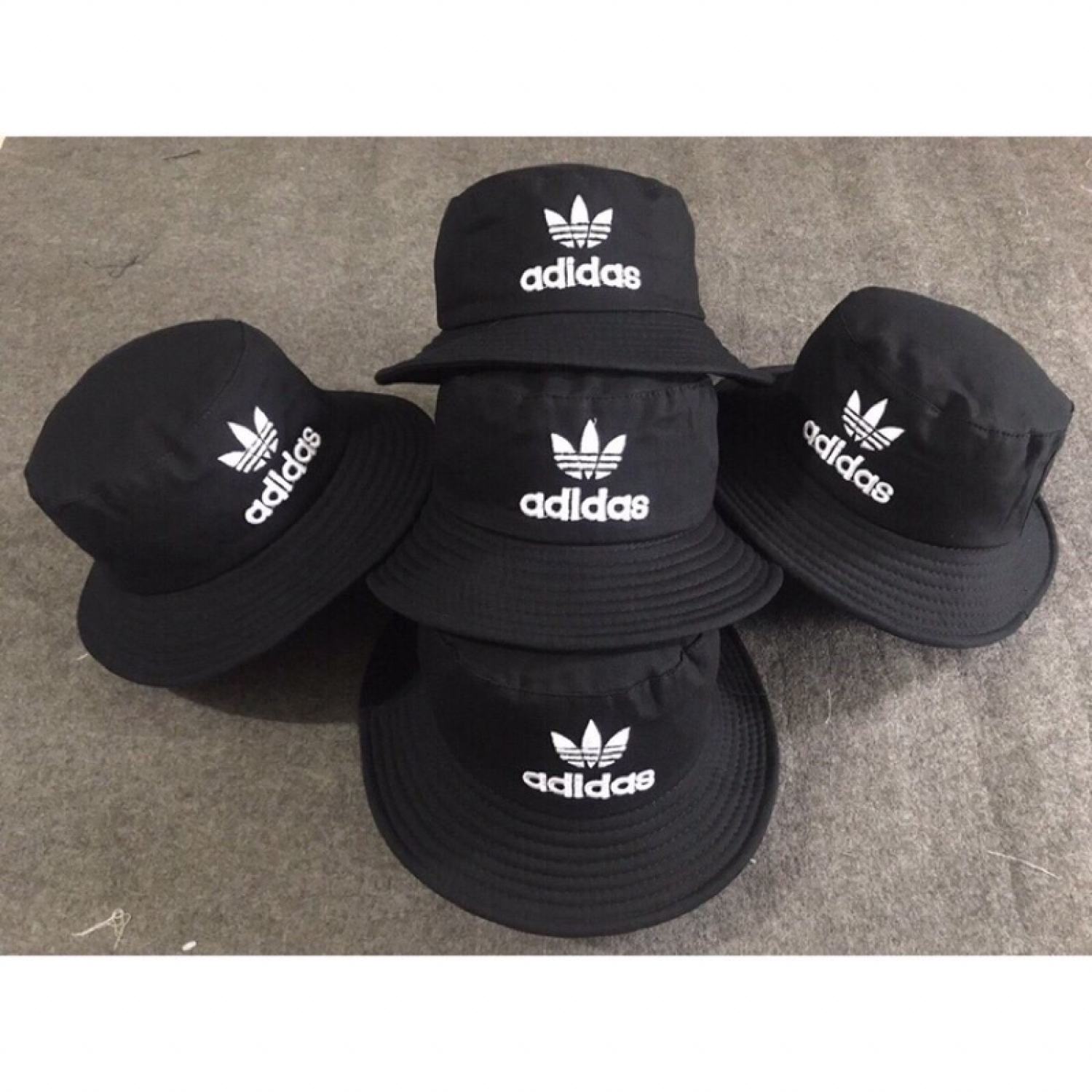 Trend Nón bucket THÊU ADDIDAS,mũ tai bèo thêu