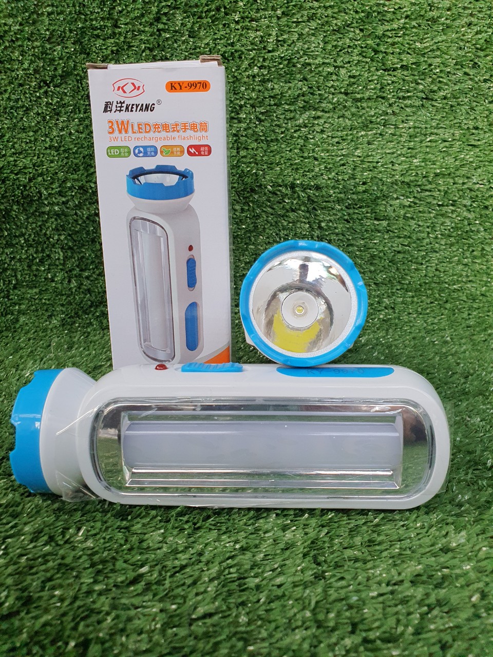 Đèn pin sạc 2 chức năng 4316