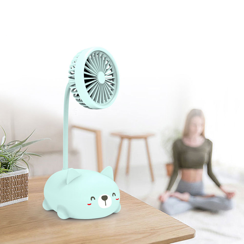 [HCM]Quạt sạc điện mini đế hình thú ngộ nghĩnh