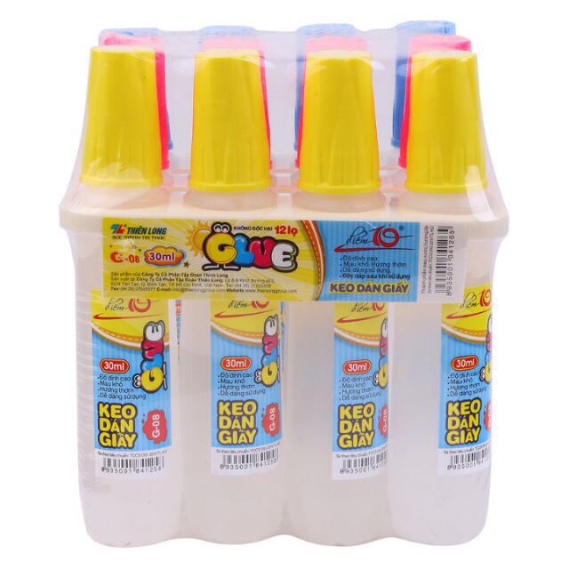 Keo dán giấy Thiên Long TL G- 08 lọ (30 ml)