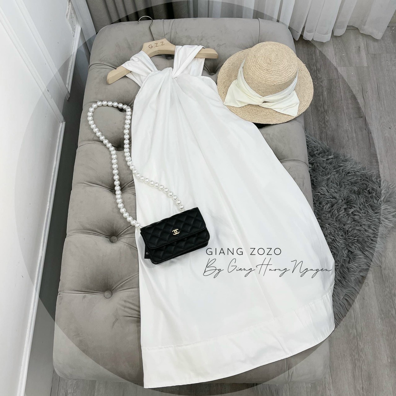 Đầm Maxi Voan 2 Dây Dài Dự Tiệc Hoặc Đi Biển