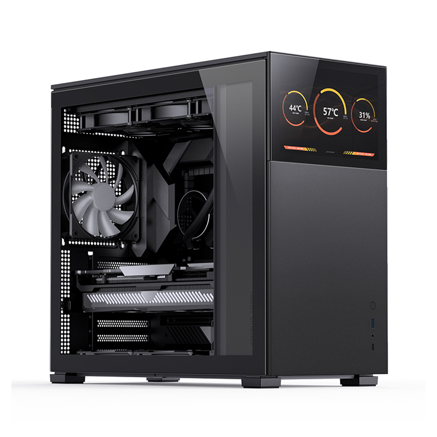Vỏ case Jonsbo D41 STD SC Black ( Mid Tower_Màu Đen)