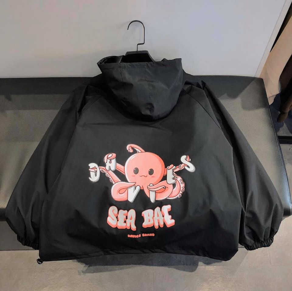 [UnisexStore] ÁO KHOÁC DÙ SEA BAE UNISEX (TÍM, ĐEN)