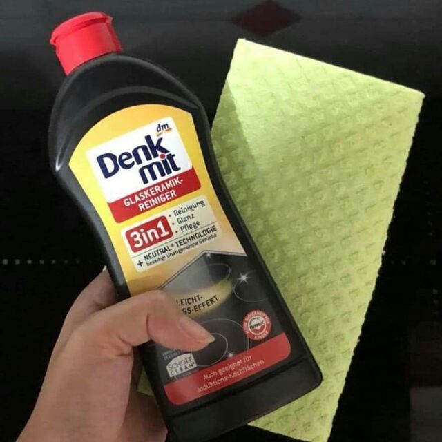 Dung dịch vệ sinh bếp từ Denkmit 3in1 nhập khẩu Đức