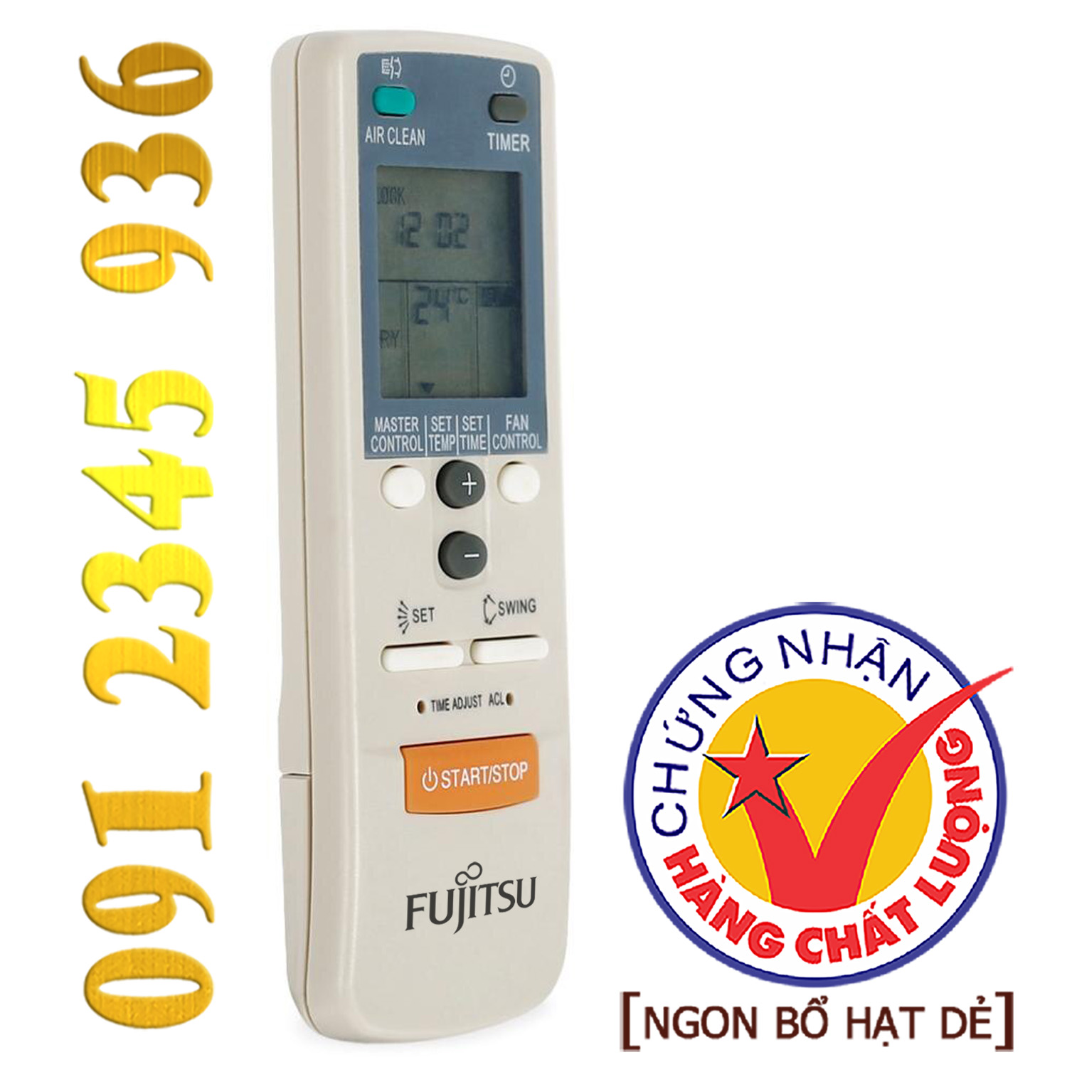 Điều khiển Fujitsu [HÀNG ĐẸP] cho điều hòa. (Mẫu số 5)