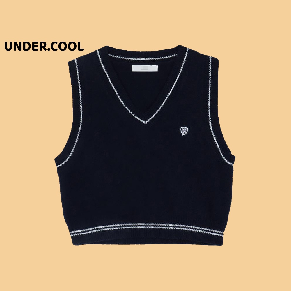 Áo len gile undercool kiểu dáng nữ học sinh hàn quốc