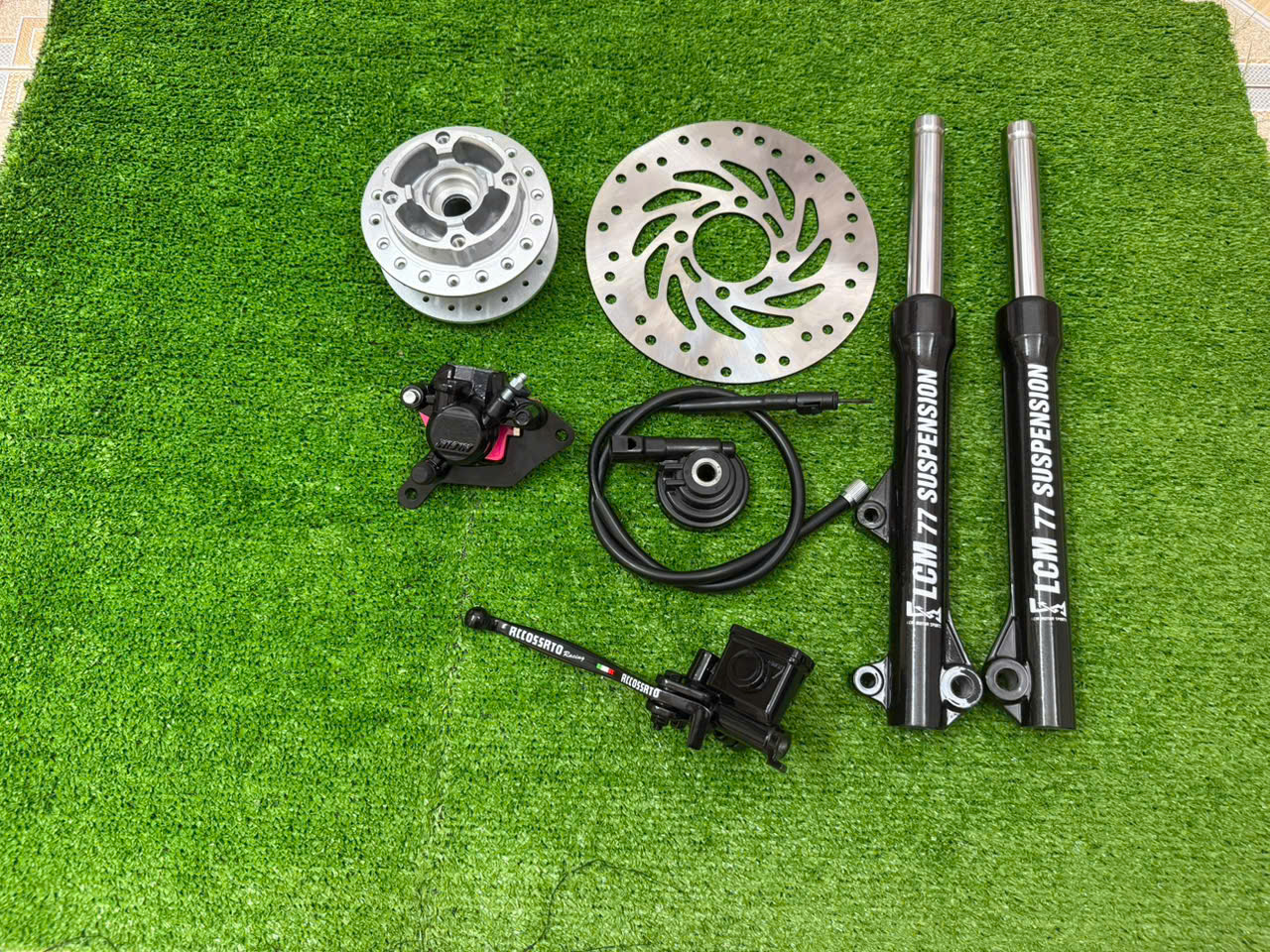 Bộ Đĩa trước cho xe Wave 50-100-110 chất lượng cao