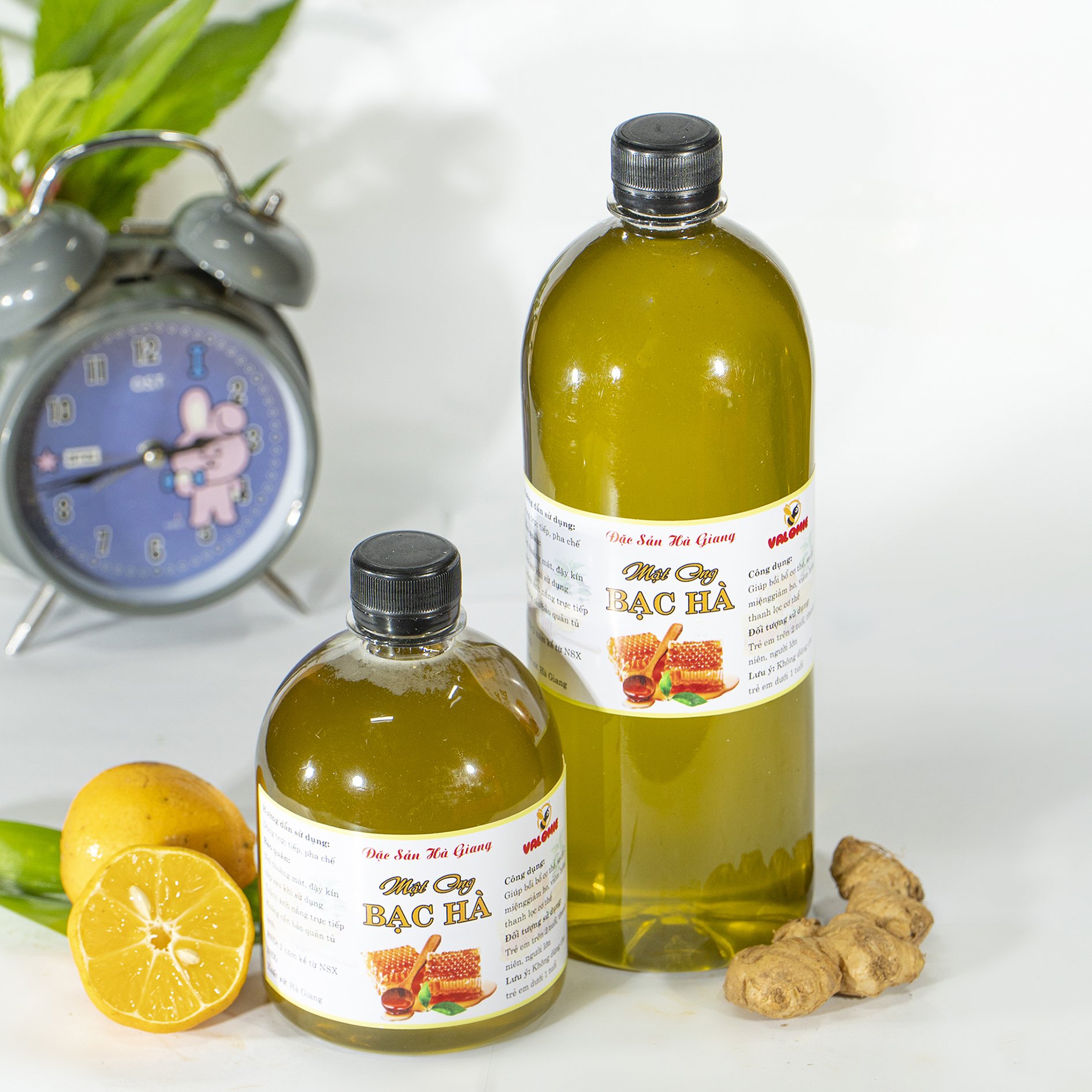 Mật Ong Hoa Bạc Hà  chai 500 ml VALOMEE