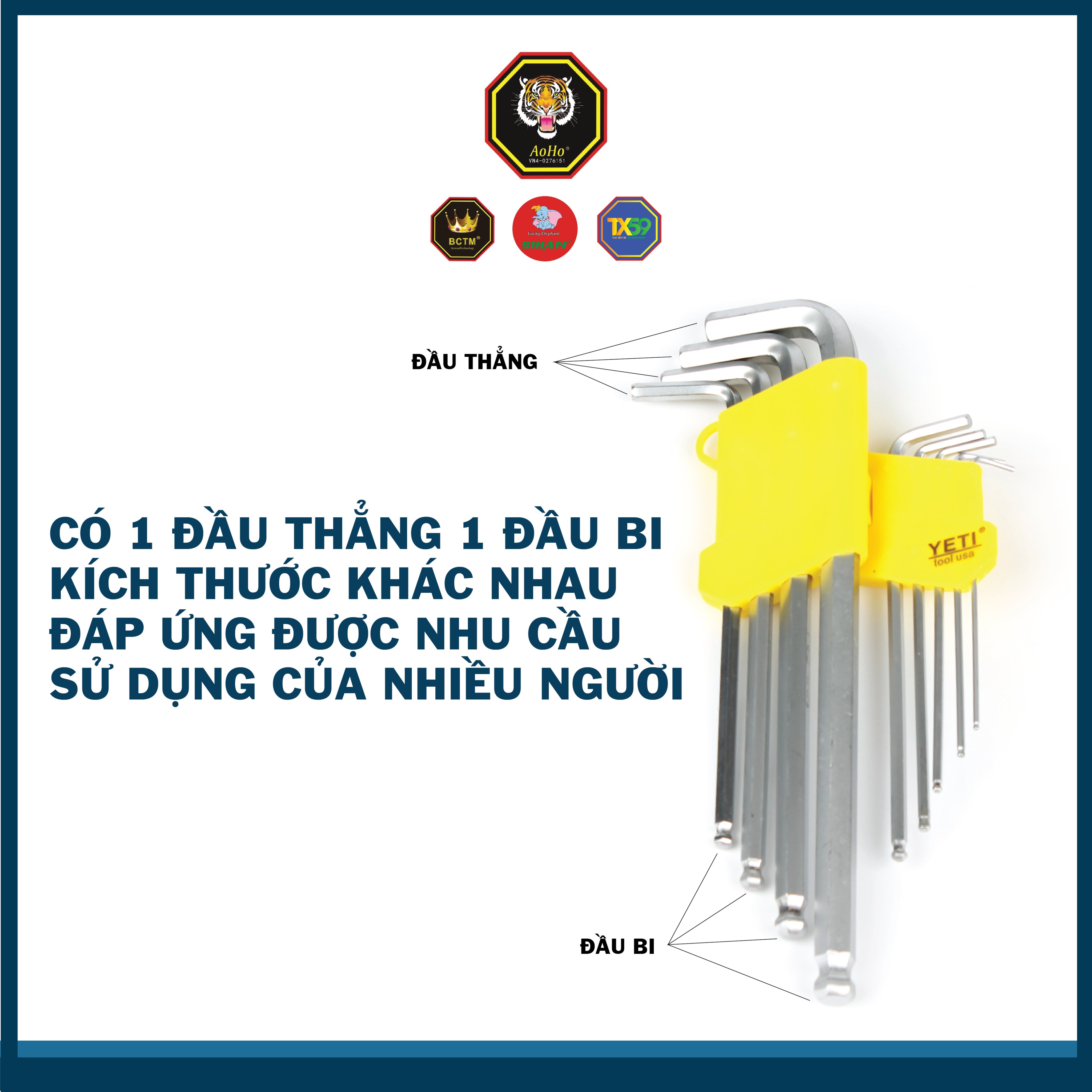 Bộ Lục Giác Bi YETI