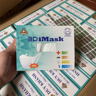 Hộp 50 khẩu trang 3D mask kháng Khuẩn Duy Khánh - Hàng chính hãng Công Ty thumbnail