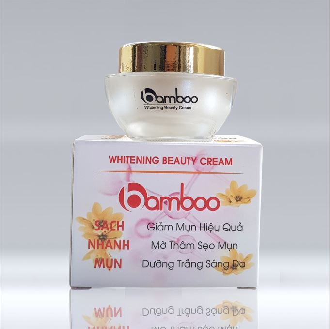 Kem Bamboo sạch mụn, mờ sẹo thâm, trắng da 10g