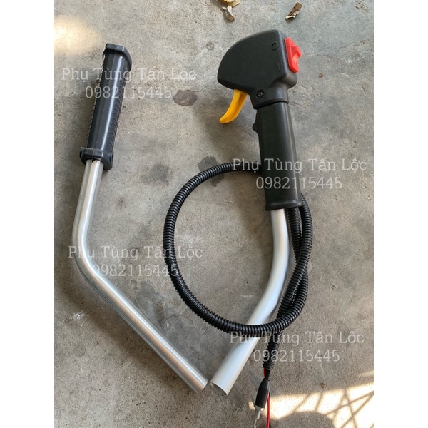 Tay ga mỏ vịt máy cắt cỏ , tay lái trái máy cắt cỏ