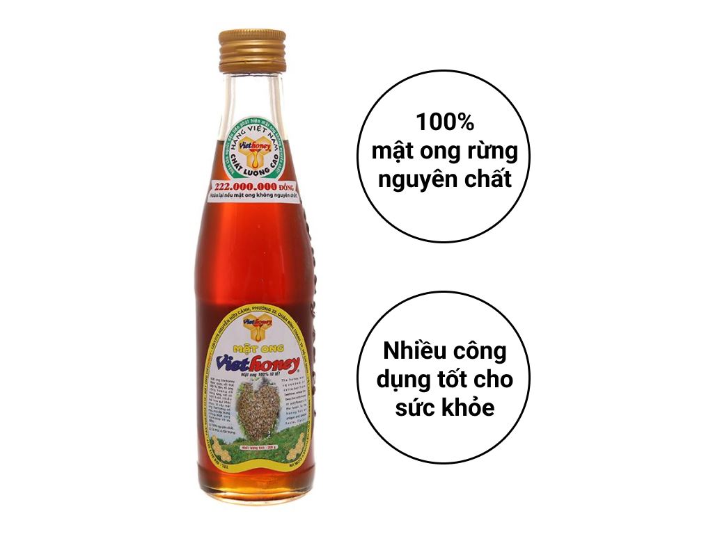 Mật ong rừng Viethoney chai 300g