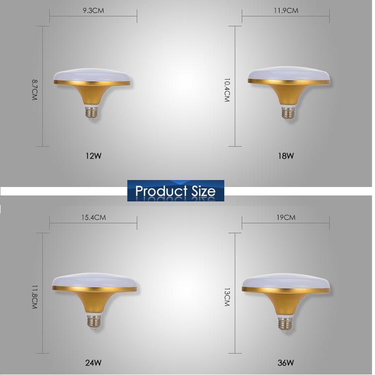 Bóng đèn LED UFO Gold 12W