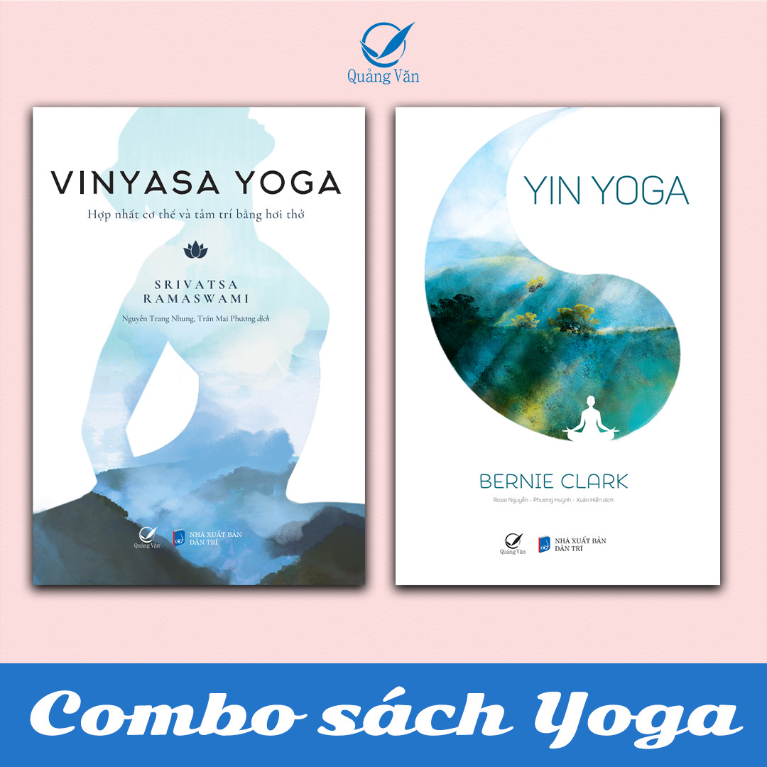 Sách - Combo 2 quyển Yoga (Yin Yoga + Vinyasa Yoga)